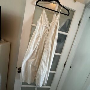 White Spaghetti Strap Dress